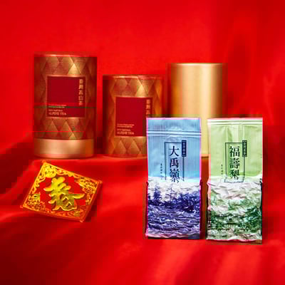 馬躍茶香｜金采禮盒 (福壽山．大禹嶺 /各四兩)2