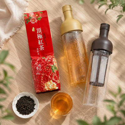 梨山蜜香紅茶【再送】冷萃壺2