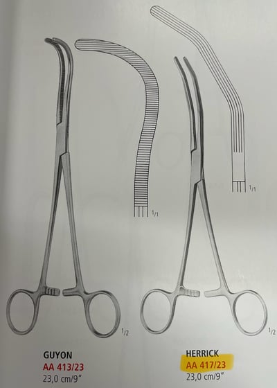 GUYON/STILLE/HERRICK KIDNEY PED.CLAMP FCPS.23.0 CM3