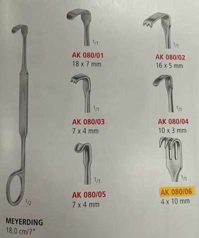MEYERDING RECTRACTOR 18CM2
