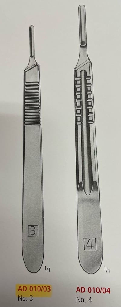 SCALPEL HANDLE For veterinary use1