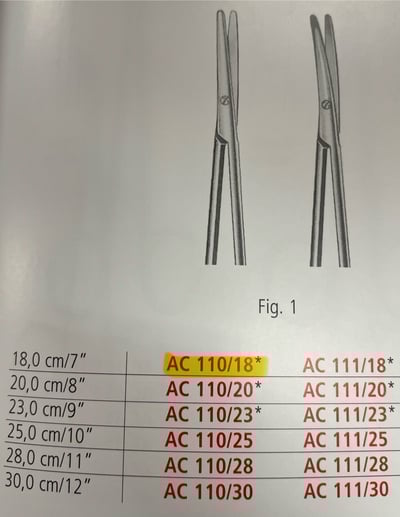 METZENBAUM SCISSORS STR/CVD BL/BL2