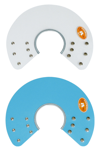 金屬扣頸圈-透明 或 藍色 SS2