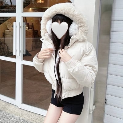 超保暖內刷毛帽子可拆鋪棉外套｜二色1