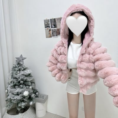 熊寶寶毛絨連帽外套｜四色9