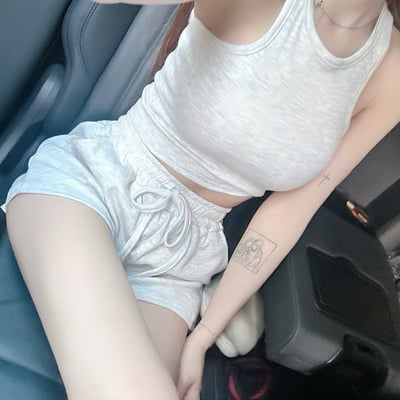 坑紋削肩背心+短褲套裝｜四色4