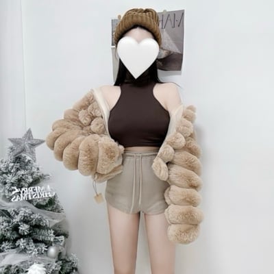 熊寶寶毛絨連帽外套｜四色3