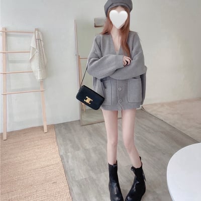 厚磅針織毛衣外套｜四色22