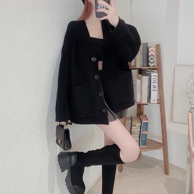 厚磅針織毛衣外套｜四色13