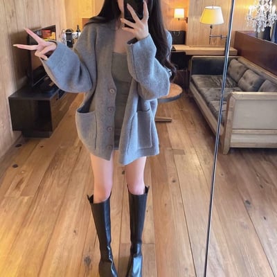 厚磅針織毛衣外套｜四色21