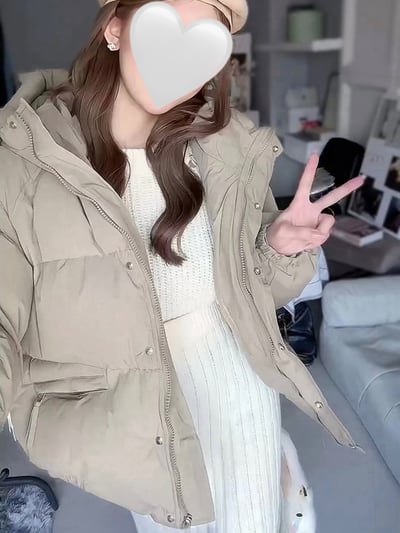 連帽澎澎麵包服外套｜四色11