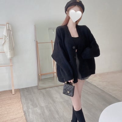 厚磅針織毛衣外套｜四色12