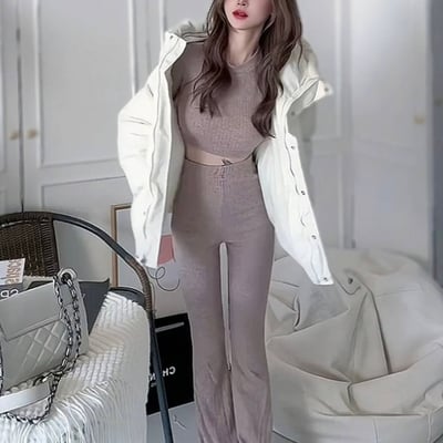 連帽澎澎麵包服外套｜四色6