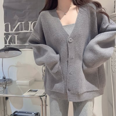 厚磅針織毛衣外套｜四色20