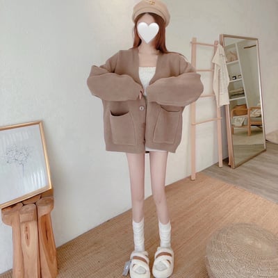 厚磅針織毛衣外套｜四色7