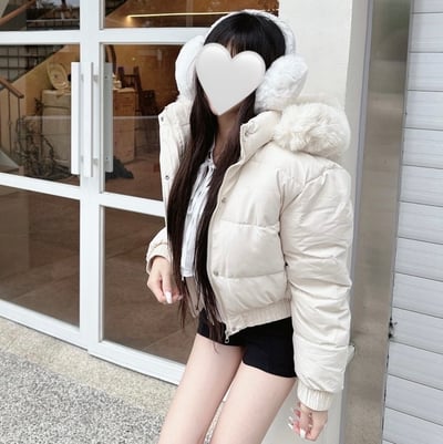 超保暖內刷毛帽子可拆鋪棉外套｜二色2