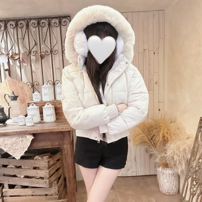 超保暖內刷毛帽子可拆鋪棉外套｜二色3