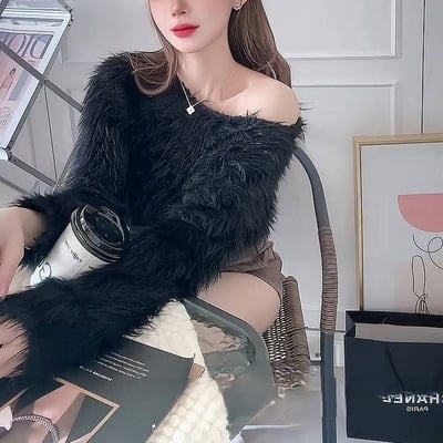 海毛兩穿短版毛衣｜三色6