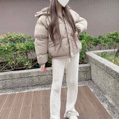 連帽澎澎麵包服外套｜四色10