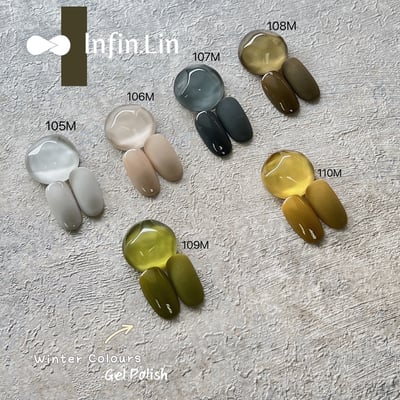 infin.Lin｜彩色甲油膠-冬季系列（105-116）8
