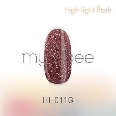 my&bee｜爆閃亮片膠8ml（HI-001G~HI-012G）12