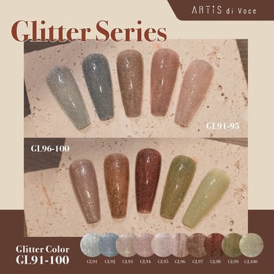 Artis｜彩色甲油膠（GL91-GL100）10g1