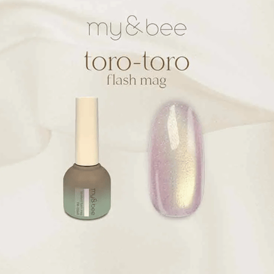 my&bee｜toro-toro碎鑽貓眼甲油膠（TR-001G~TR-012G）9