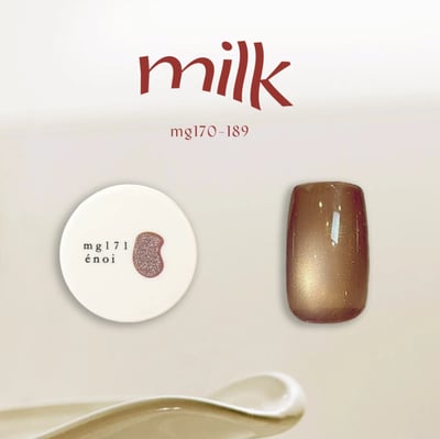 enoi｜貓眼凝膠milk magnet AW（mg170-mg189）3g3