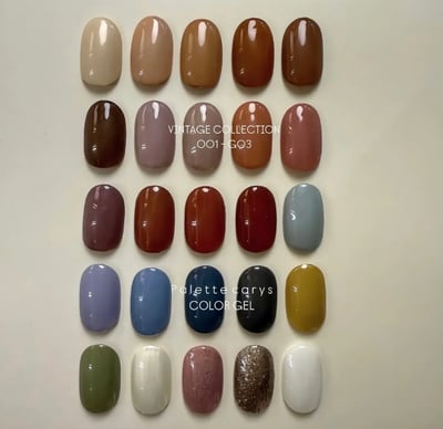 Palette Carys｜低飽和復古(唇彩感)系列凝膠4g （1-25、T01、G01-G03）1