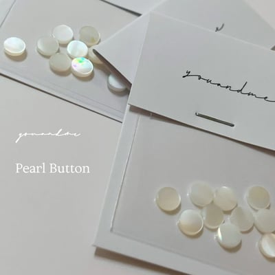 Youandme｜素材 Pearl Button 珠光鈕扣片4
