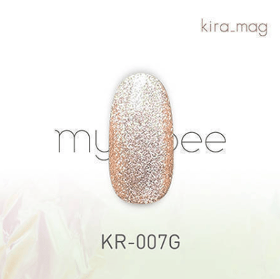 my&bee｜２in1極閃亮粉貓眼膠8ml（KR-001G~KR-012G）10