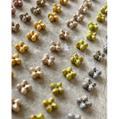 Youandme｜素材 Popcorn Flower 彩色爆米花珠珠4