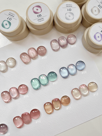 末町｜淺夢玻璃珠貓眼12色套組20