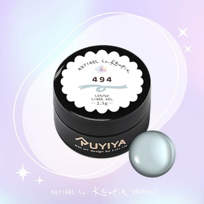 Ruyiya璐意雅｜Ruyi GelXKewpei Nail聯名免清彩繪膠（491-499）2.5ml5