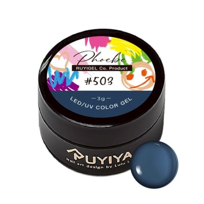 Ruyiya璐意雅｜RuyiyaXPhoebe聯名色膠咕溜咕溜村3ml（502-510）9