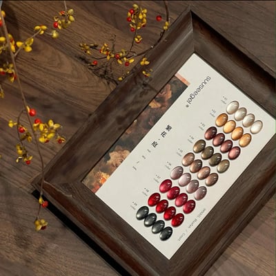 Suuseegel束色｜繁花庭玻璃珠貓眼9色6