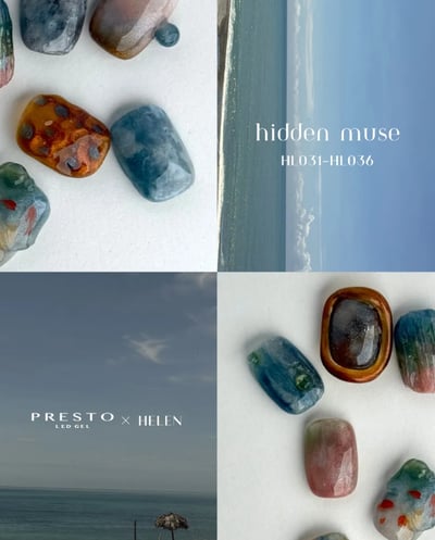 PRESTO｜罐裝色膠（HL031-HL036）2.7g4