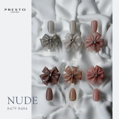 PRESTO｜彩色甲油凝膠（S479-S484）10g2