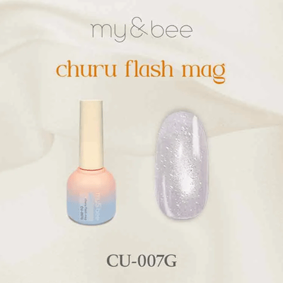 my&bee｜churu碎鑽貓眼甲油膠（CU-001G~CU-012G）11