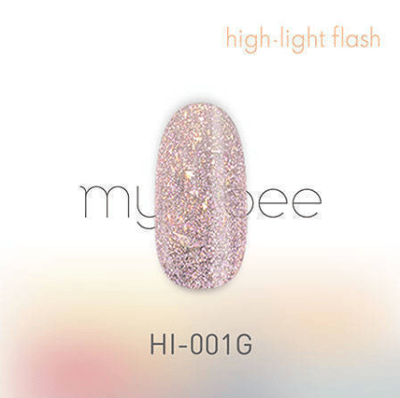 my&bee｜爆閃亮片膠8ml（HI-001G~HI-012G）2