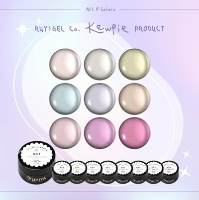 Ruyiya璐意雅｜Ruyi GelXKewpei Nail聯名免清彩繪膠（491-499）2.5ml1