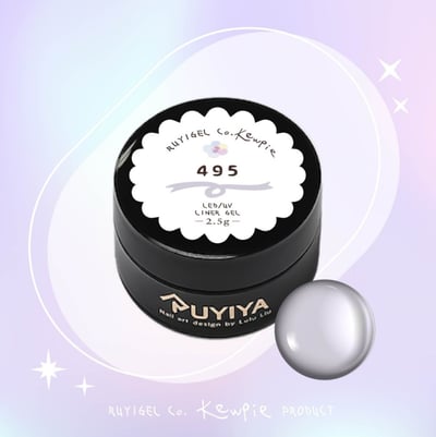 Ruyiya璐意雅｜Ruyi GelXKewpei Nail聯名免清彩繪膠（491-499）2.5ml6