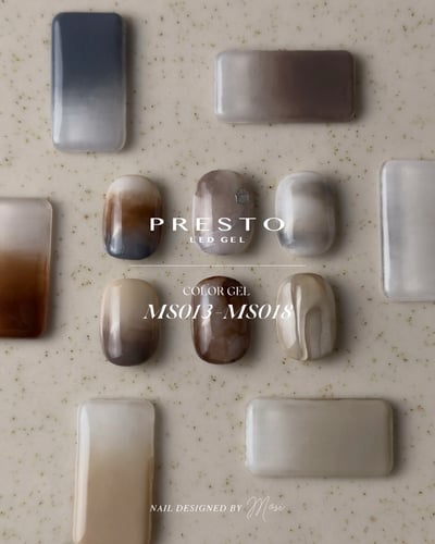 PRESTO｜罐裝色膠（MS013-MS018）2.7g5