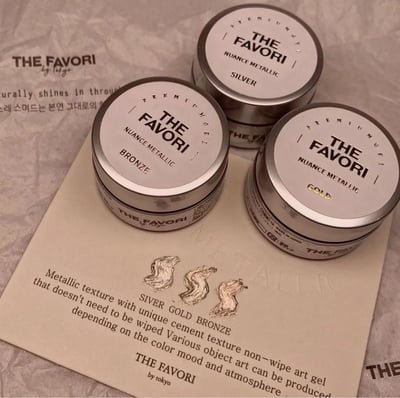 THE FAVORI｜金屬凝膠-Nuance Metallic 3色6