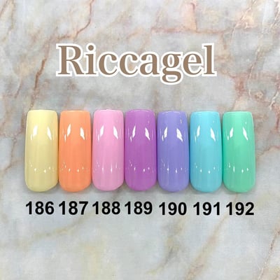 Ricca｜彩色凝膠3g（179-192）2