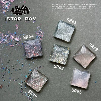 SiiSA｜星鐳亮粉甲油（SR01-SR06）8