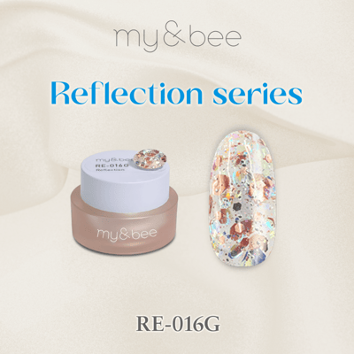 my&bee｜幻彩MIX亮片膠4g（RE-013G~RE-024G）7