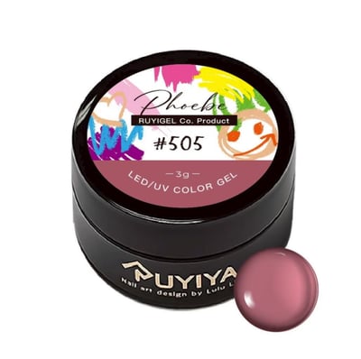 Ruyiya璐意雅｜RuyiyaXPhoebe聯名色膠咕溜咕溜村3ml（502-510）7