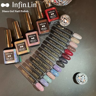 infin.Lin｜彩色甲油膠-碎鑽系列（53-66）4