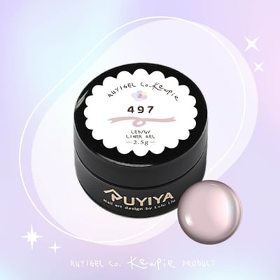 Ruyiya璐意雅｜Ruyi GelXKewpei Nail聯名免清彩繪膠（491-499）2.5ml8